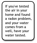 if you've tested the air...